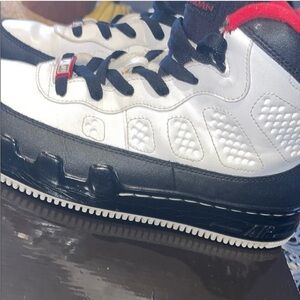 Air Jordan Black and White Sneakers